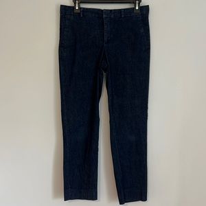 Banana Republic Avery faux jean cropped work pant